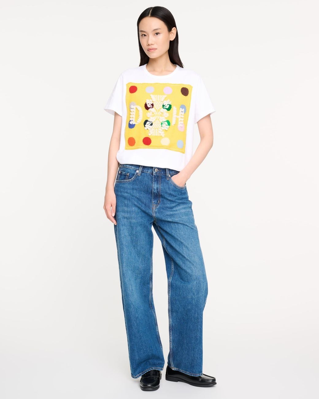 Barrie Yellow Spots Logo T-Shirt + Damien Hirst