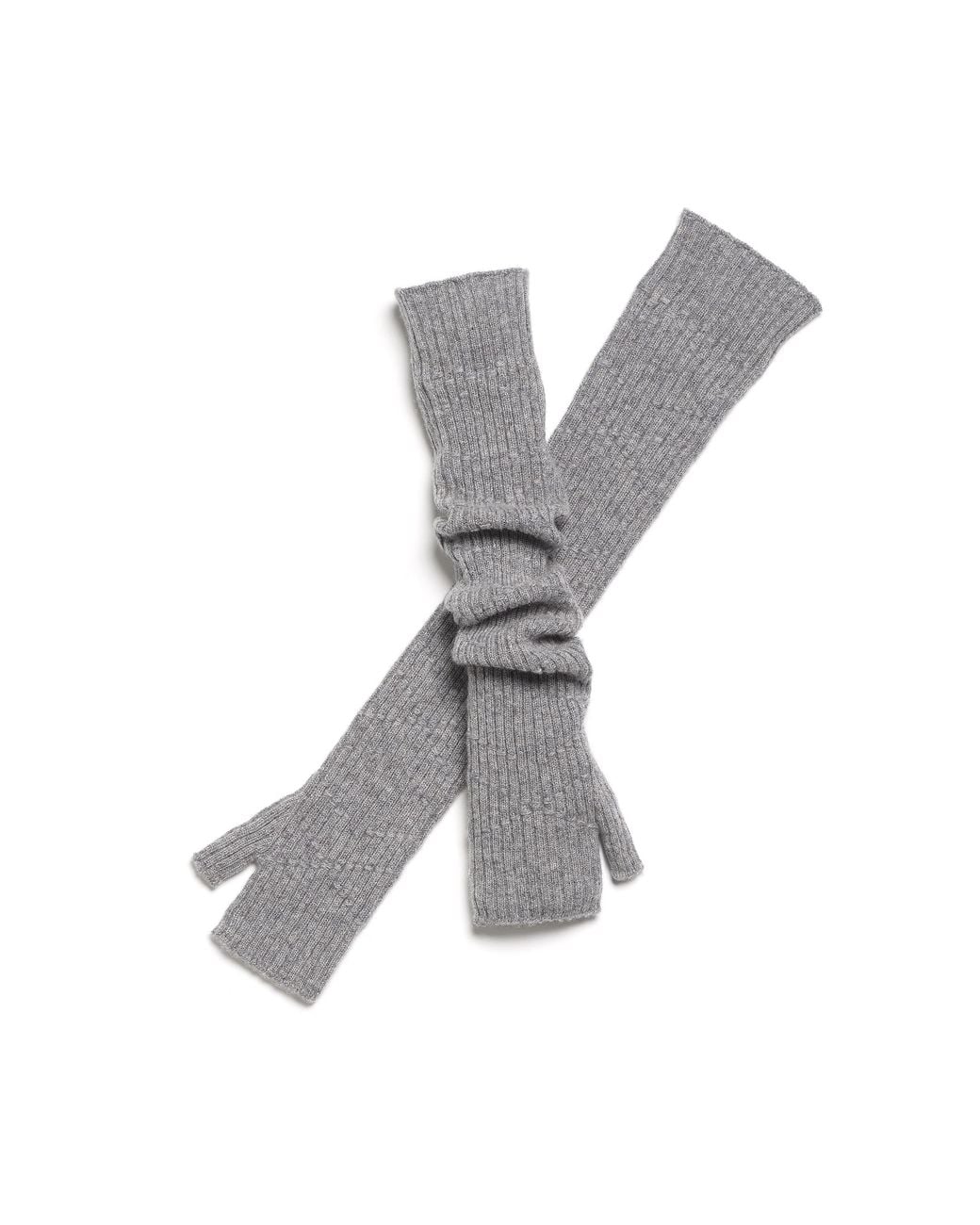Barrie Gray Long Cashmere Fingerless Gloves
