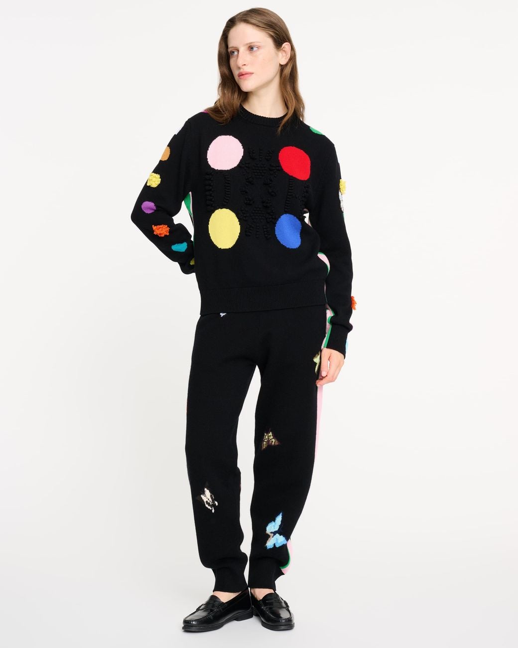 Barrie Black Spots Jumper + Damien Hirst – Numbered Item