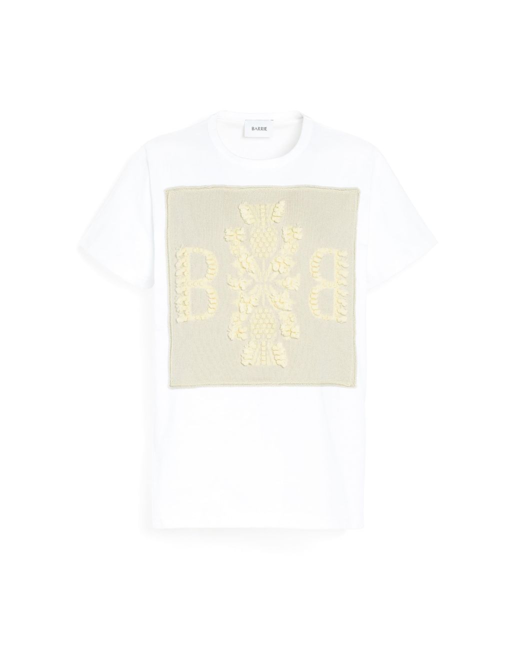 Barrie White T-shirt With Logo Cashmere Patch