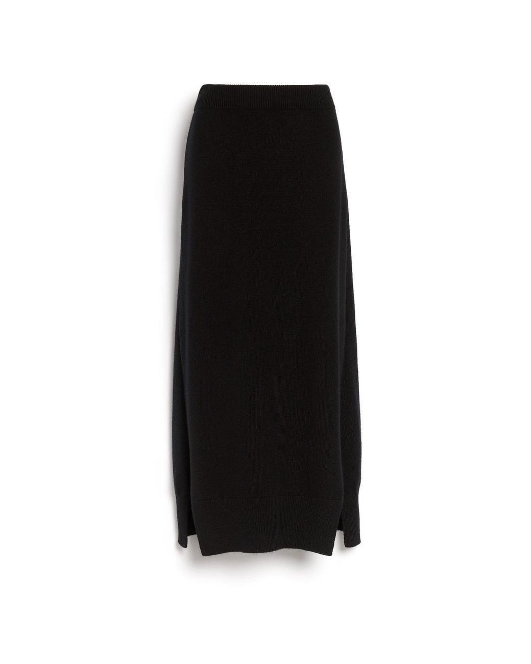 Barrie Black Iconic Cashmere Skirt