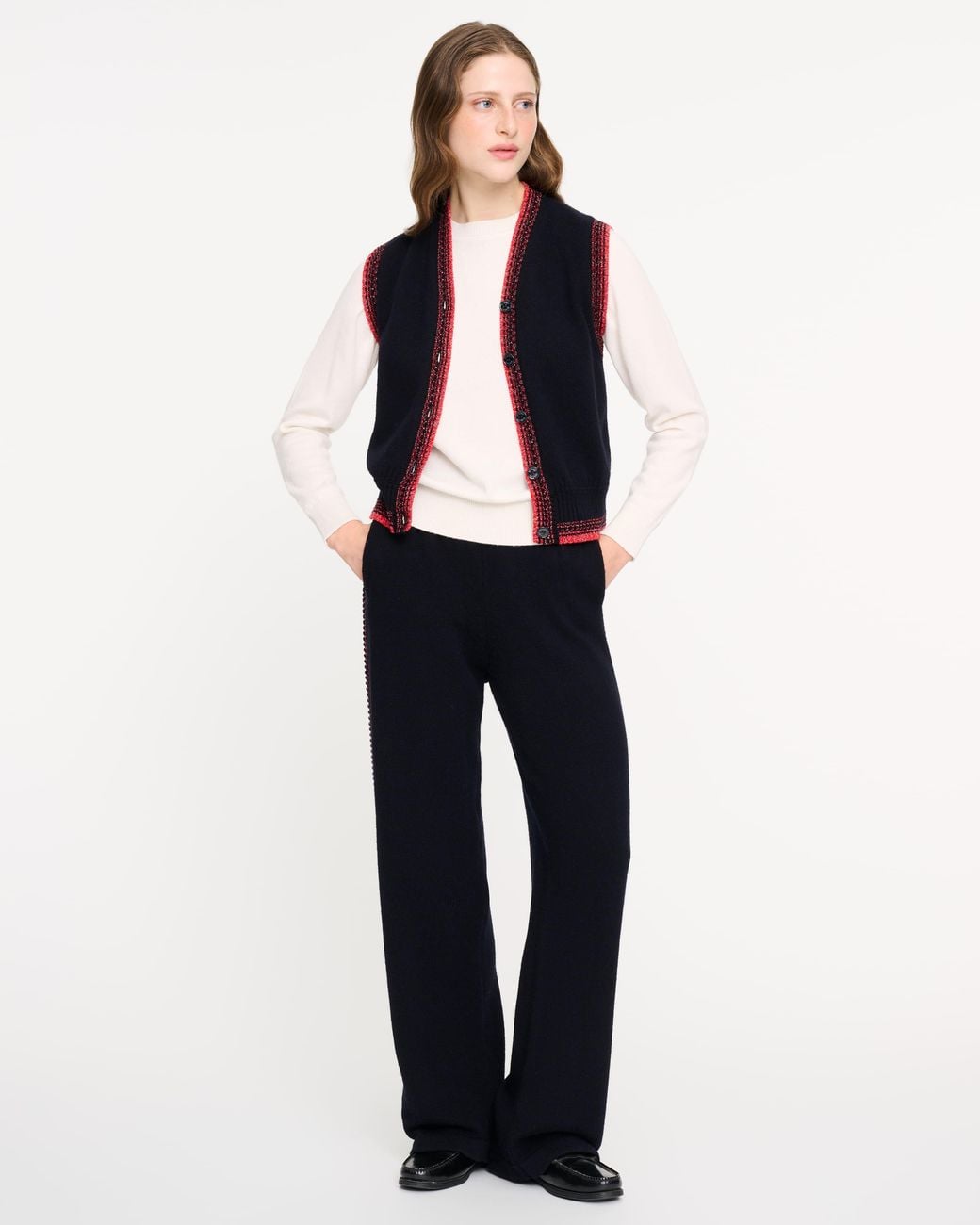 Barrie Black Trousers