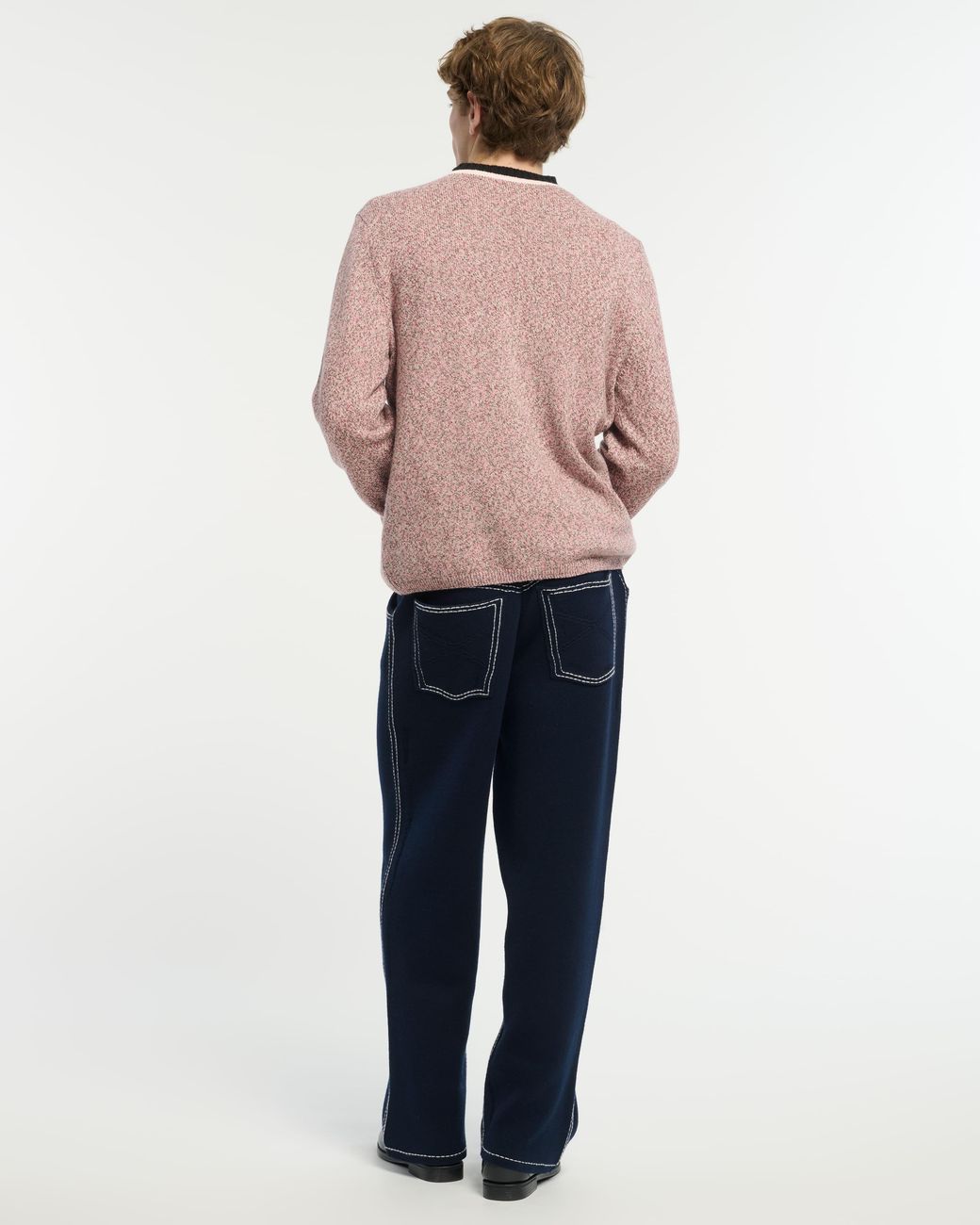 Barrie Pink Cashmere Cardigan for men