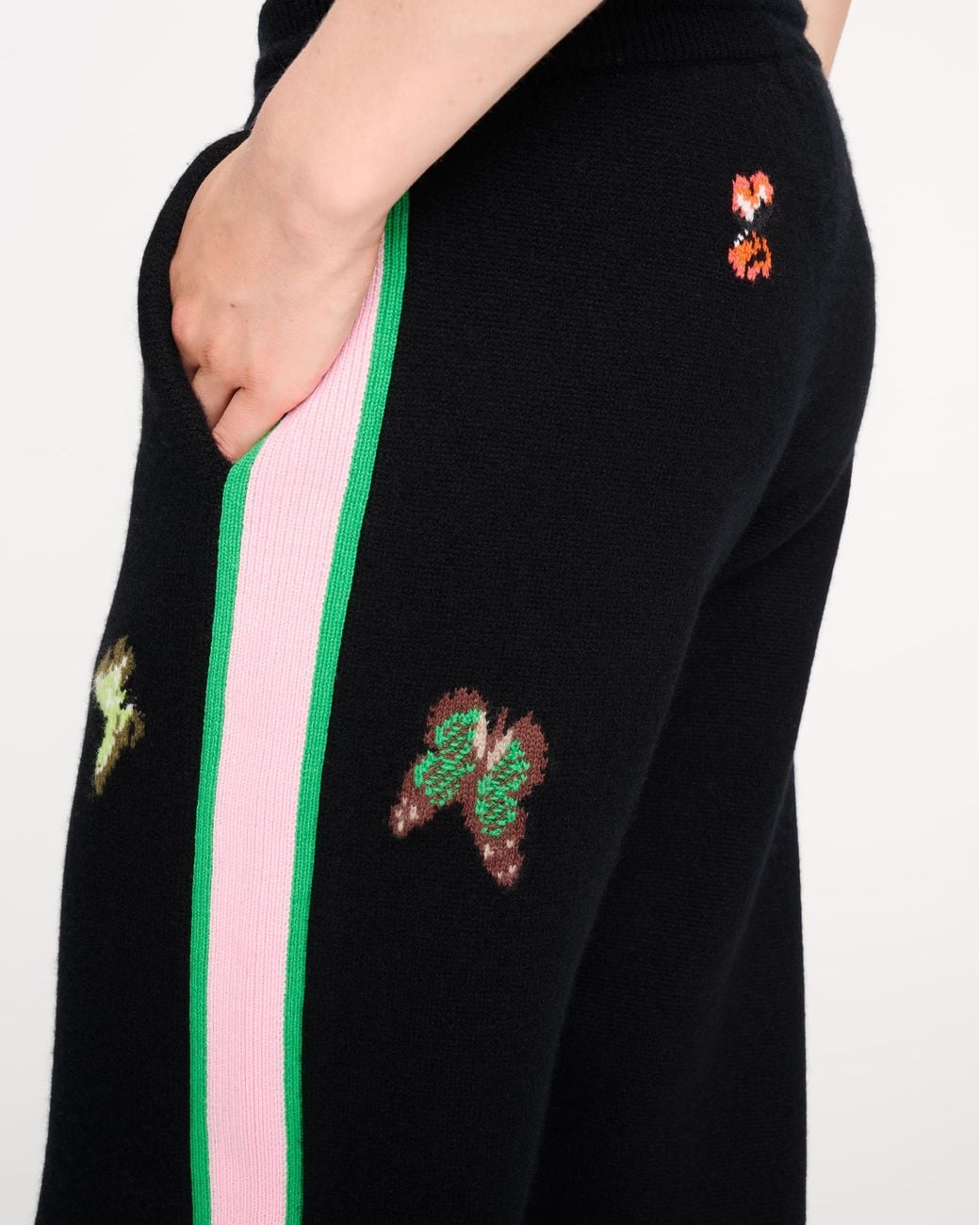 Barrie Black Butterflies Joggers + Damien Hirst