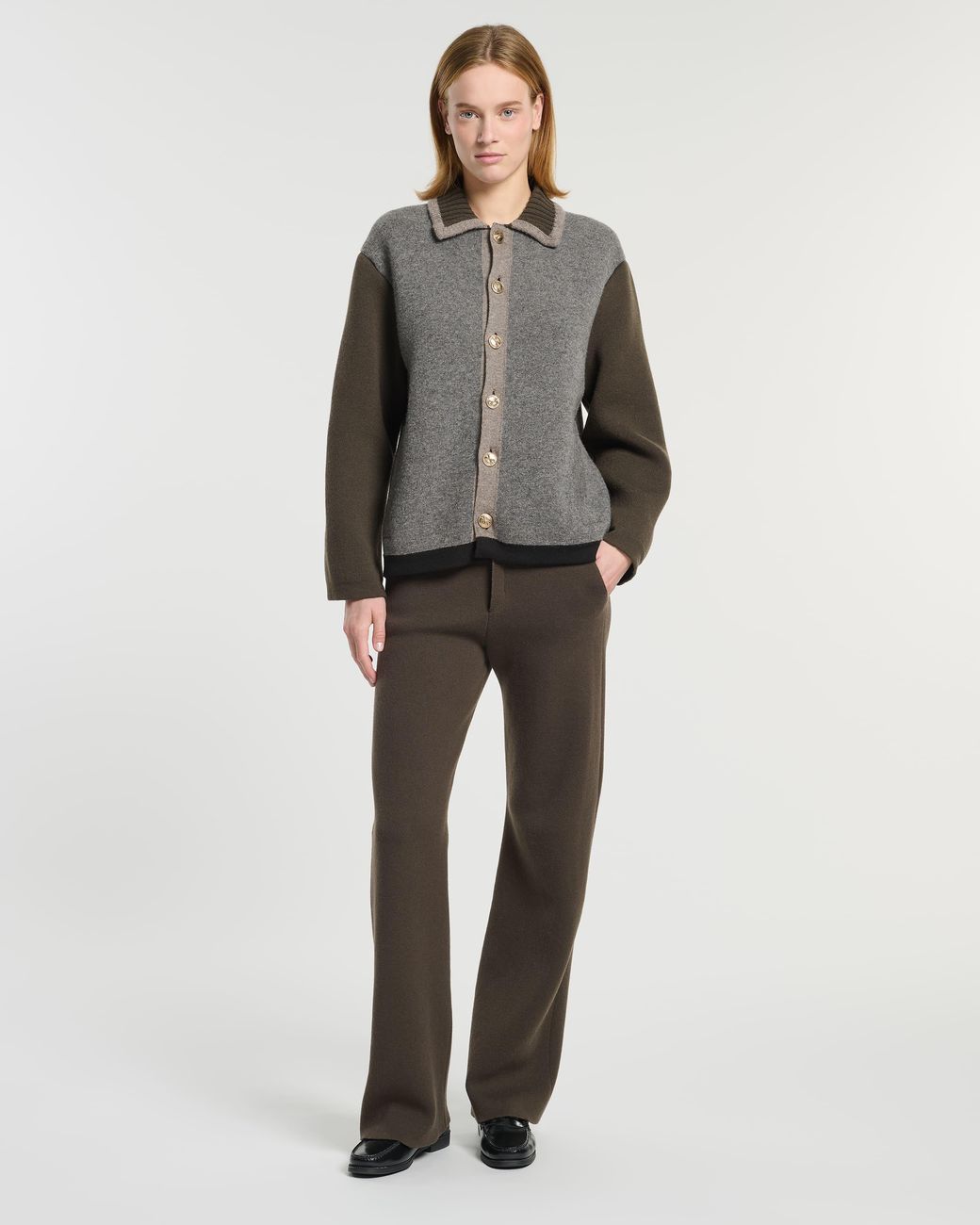 Barrie Gray Trompe-l''œil Jacket In Cashmere And Wool