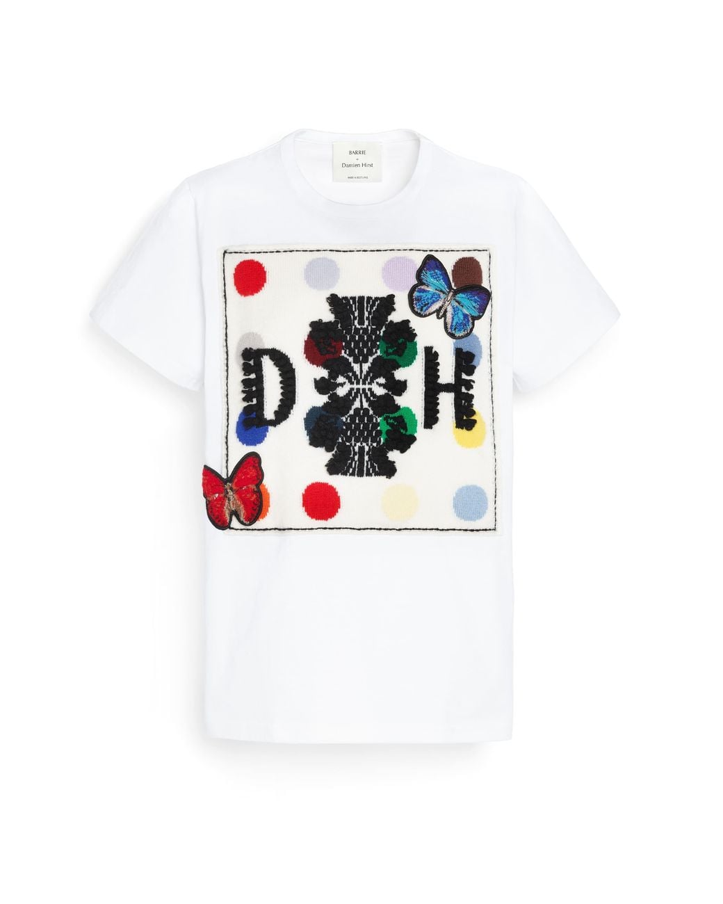 Barrie White Spots And Butterflies Logo T-Shirt + Damien Hirst