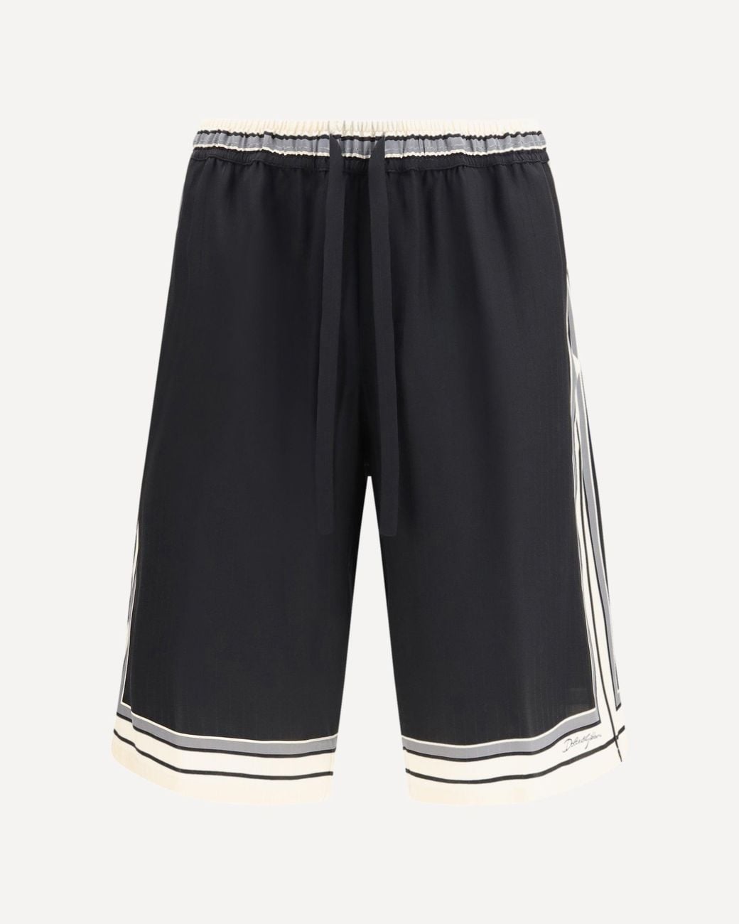 Dolce & Gabbana Blue Drawstring Shorts for men