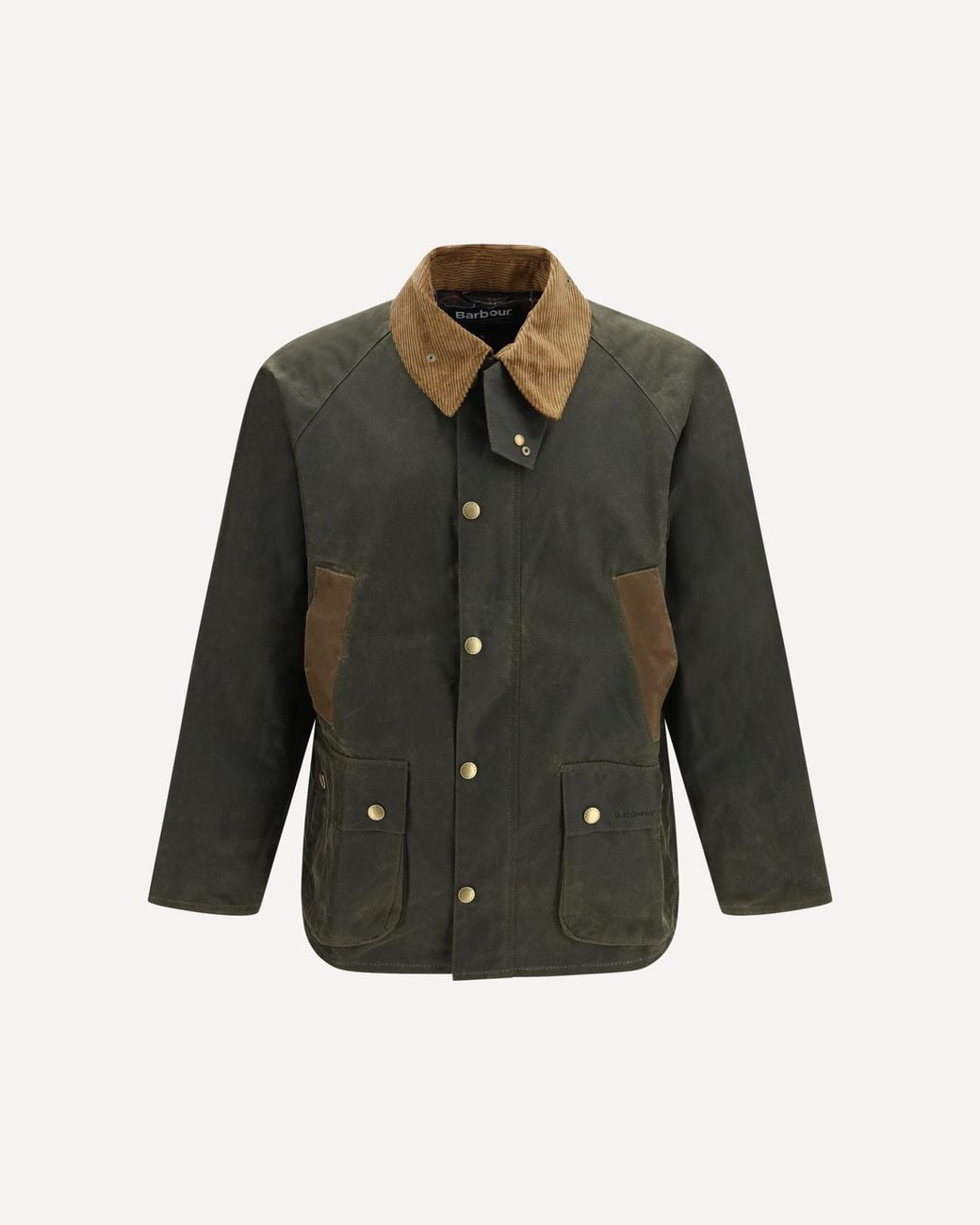 Barbour Green Desertdale Waxed Jacket for men