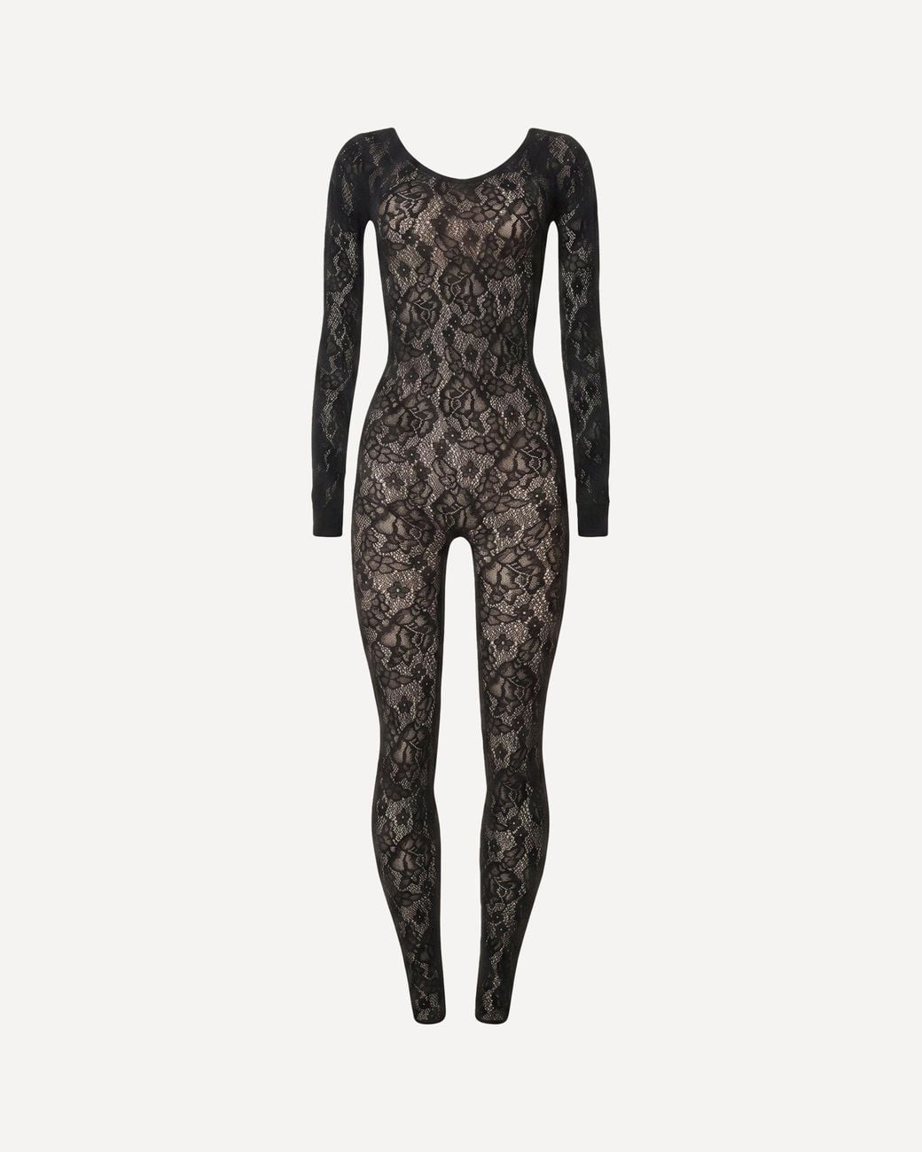 Wolford Black Infinite Rose Jumpsuit