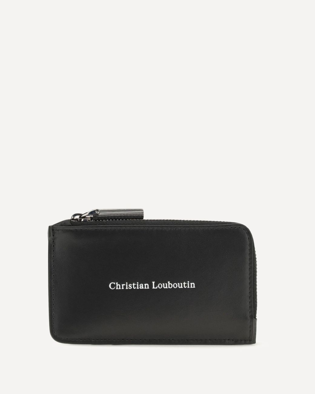 Christian Louboutin Black Canopy Zipped Card Holder for men