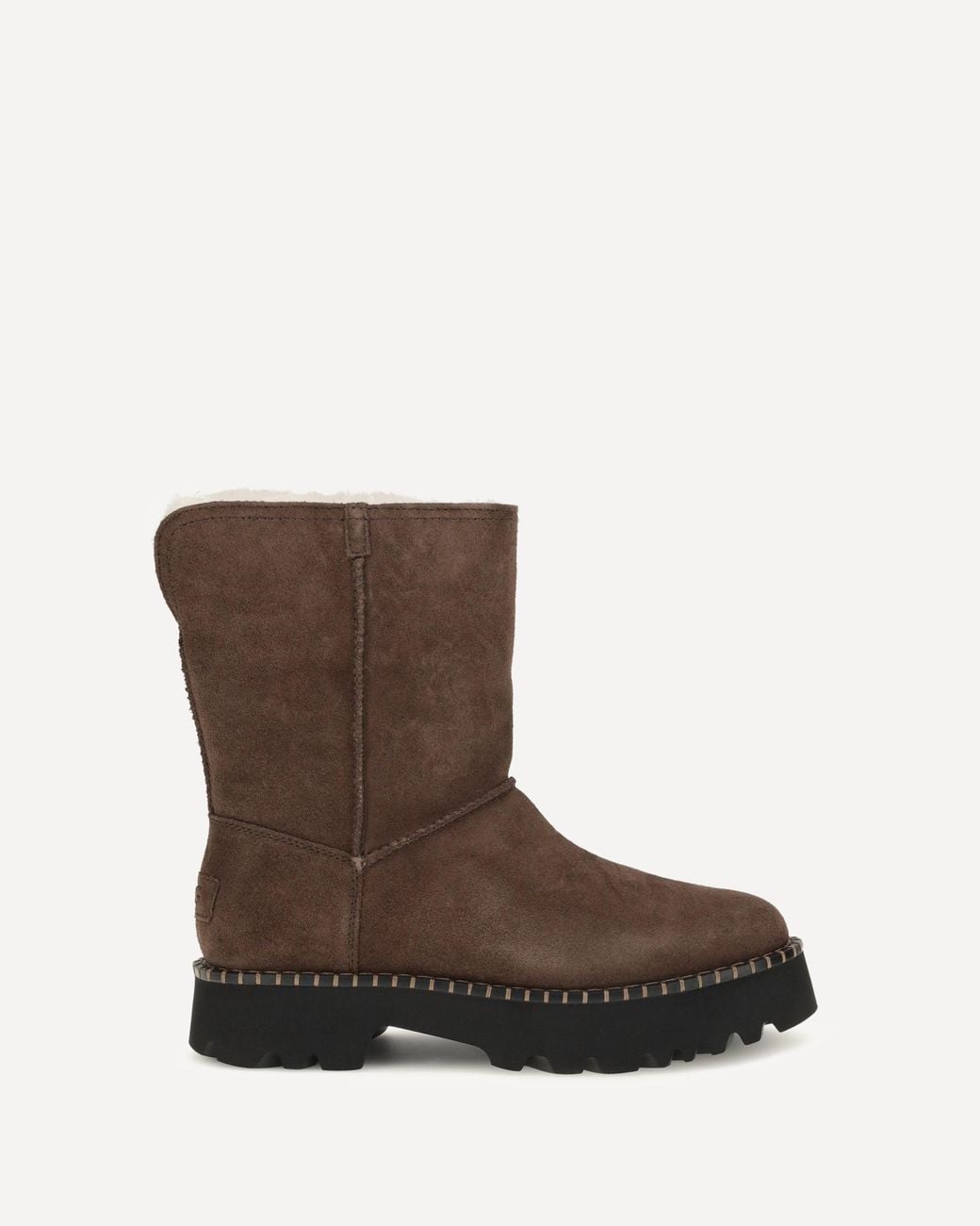 Ugg Brown Uptowner Short Suede Boots
