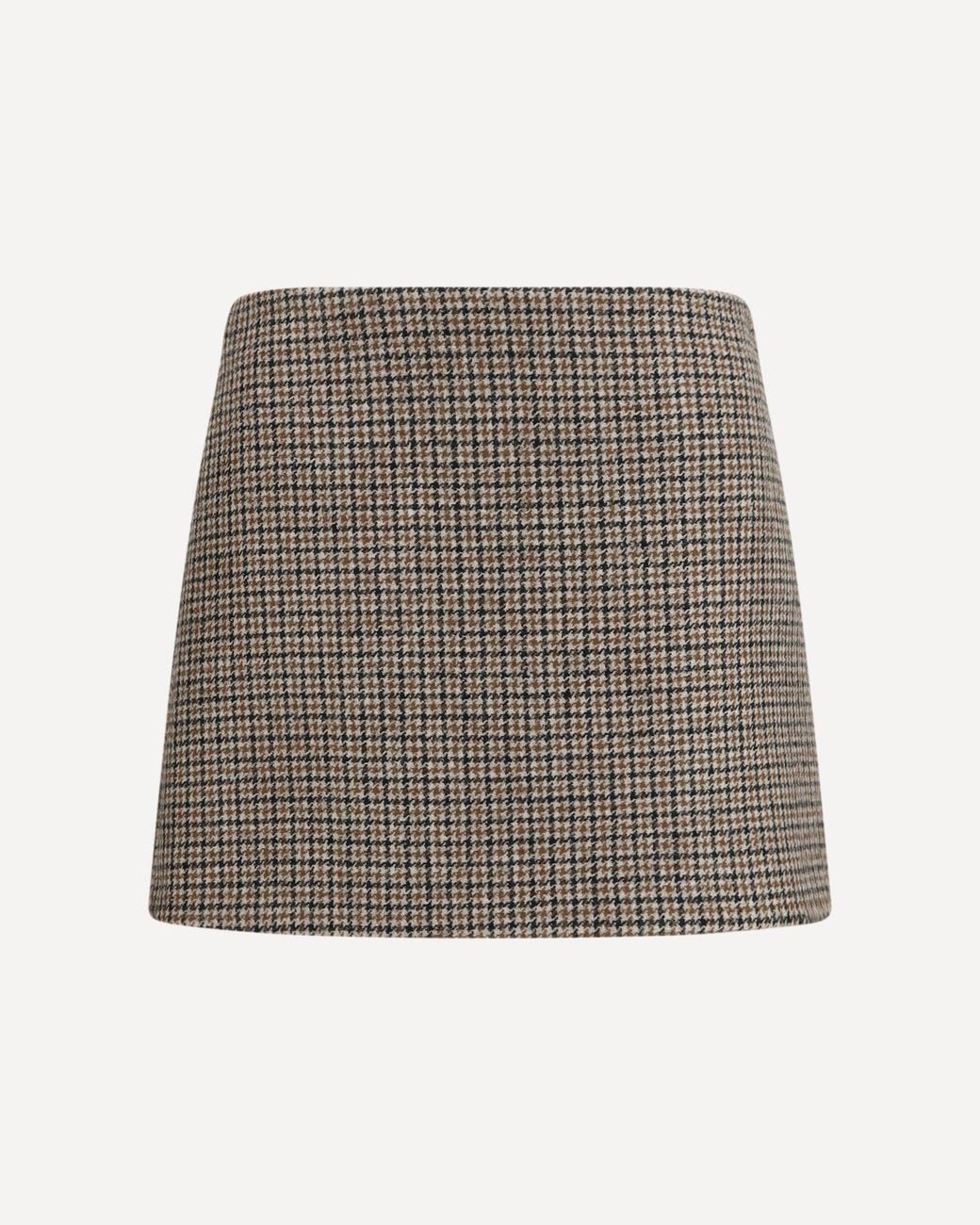 P.A.R.O.S.H. Brown P. A.R. O.S. H. Houndstooth Mini Skirt