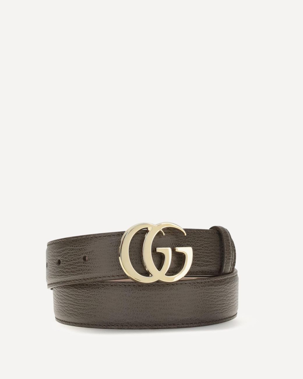 Gucci Brown Gg Marmont Leather Belt