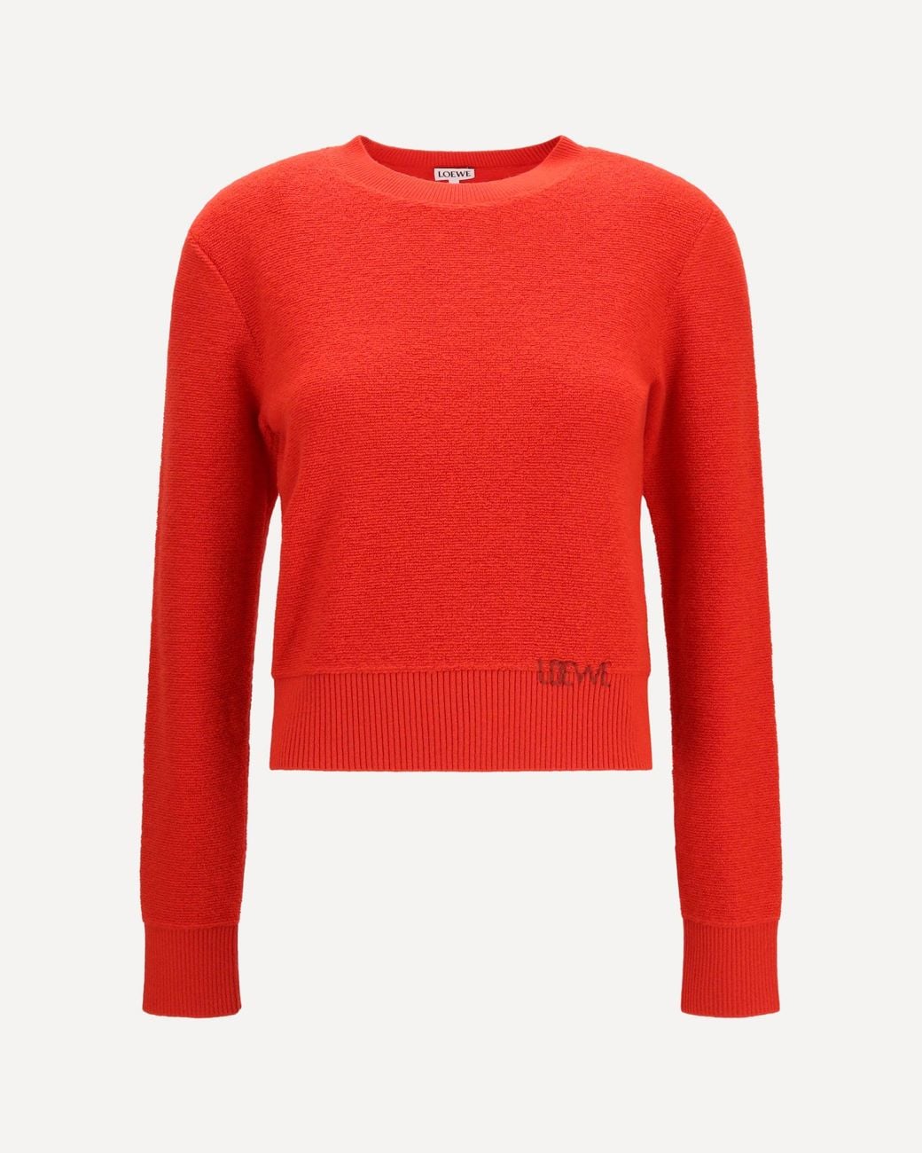 Loewe Red Wool Sweater