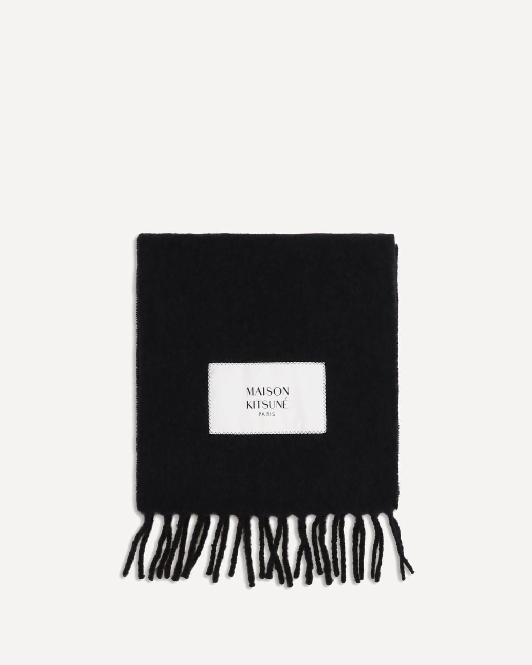 Sciarpa di Maison Kitsuné in Black da Uomo