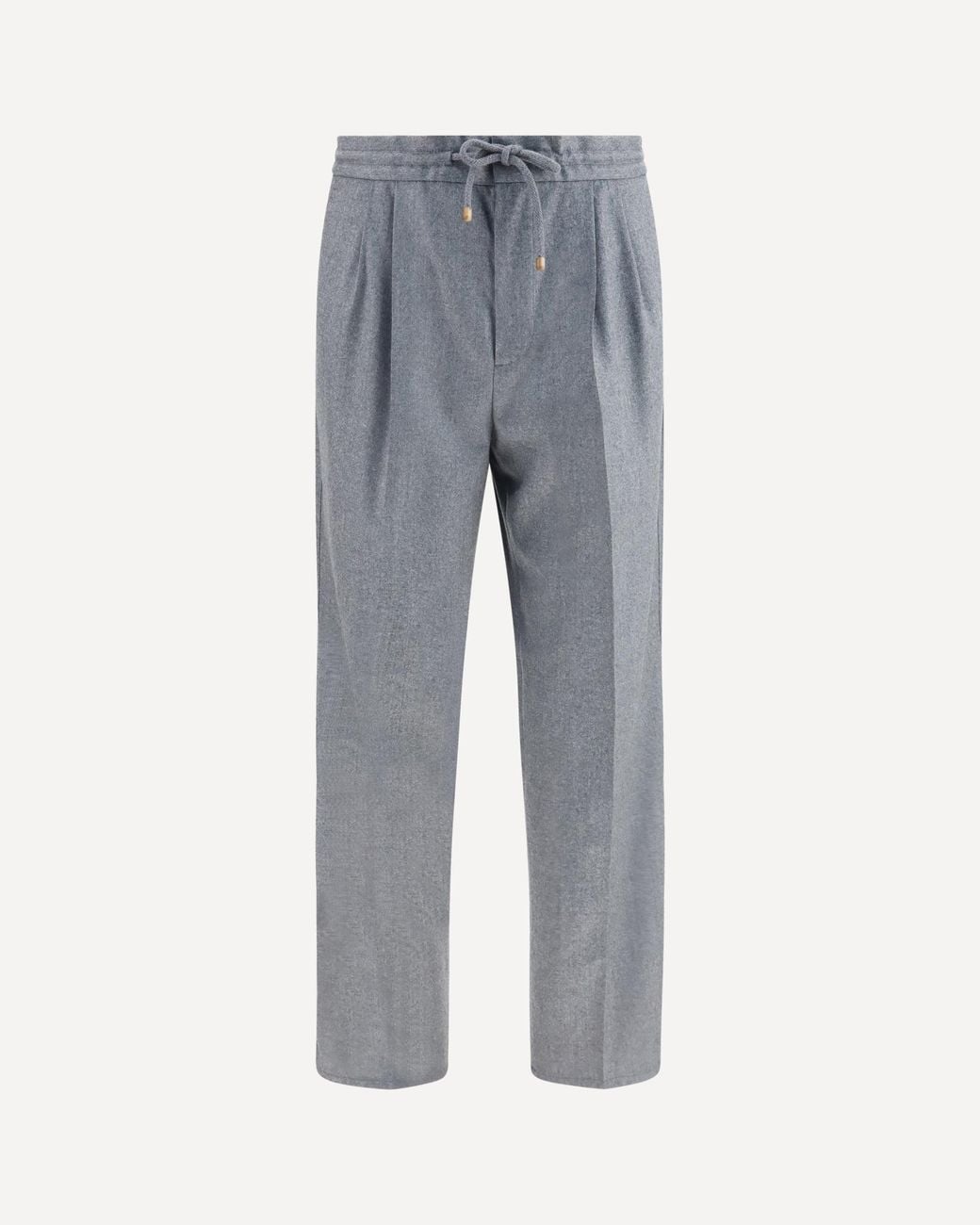 Brunello Cucinelli Gray Virgin Wool Pants for men