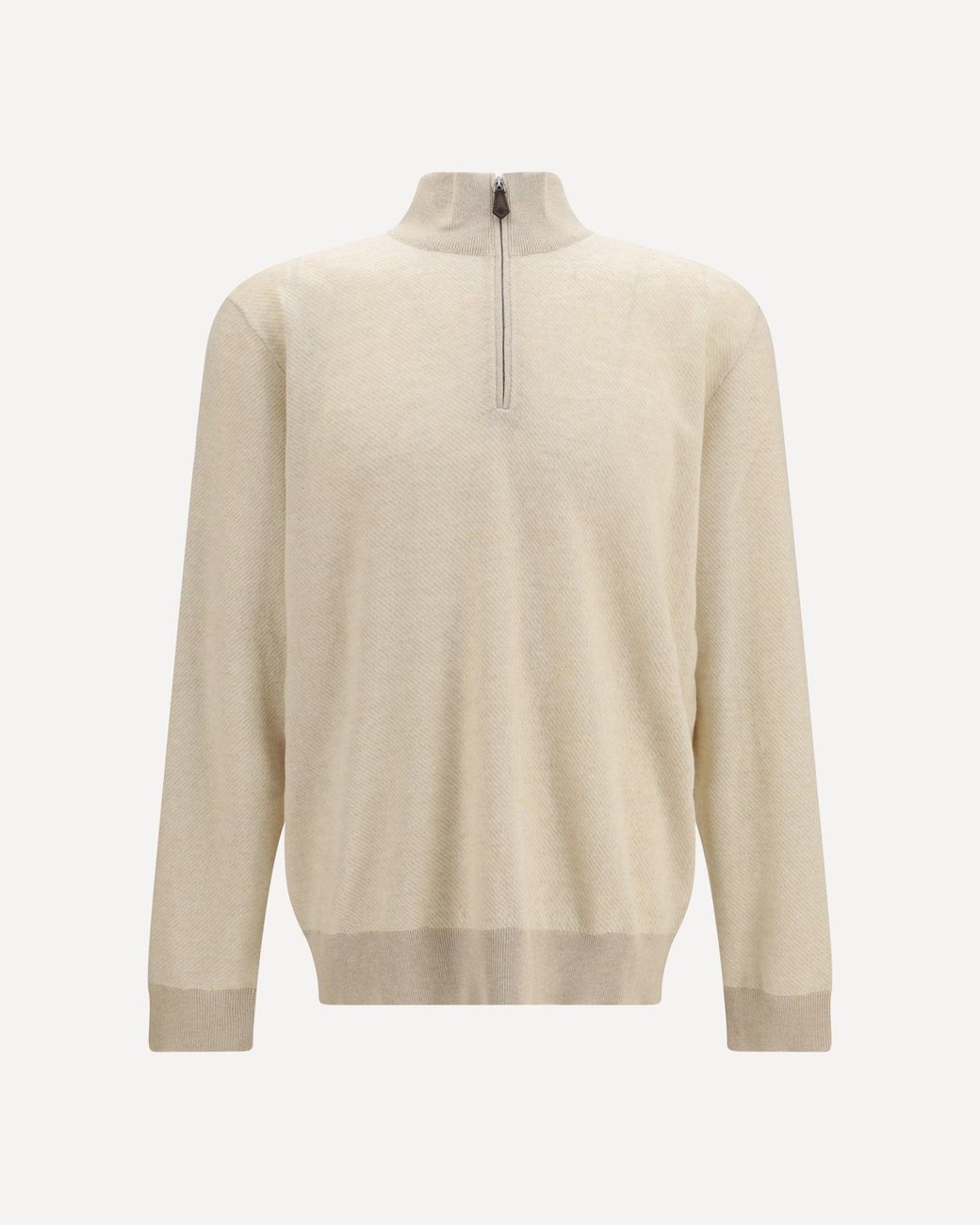 Loro Piana White Roadster Cashmere Sweater for men
