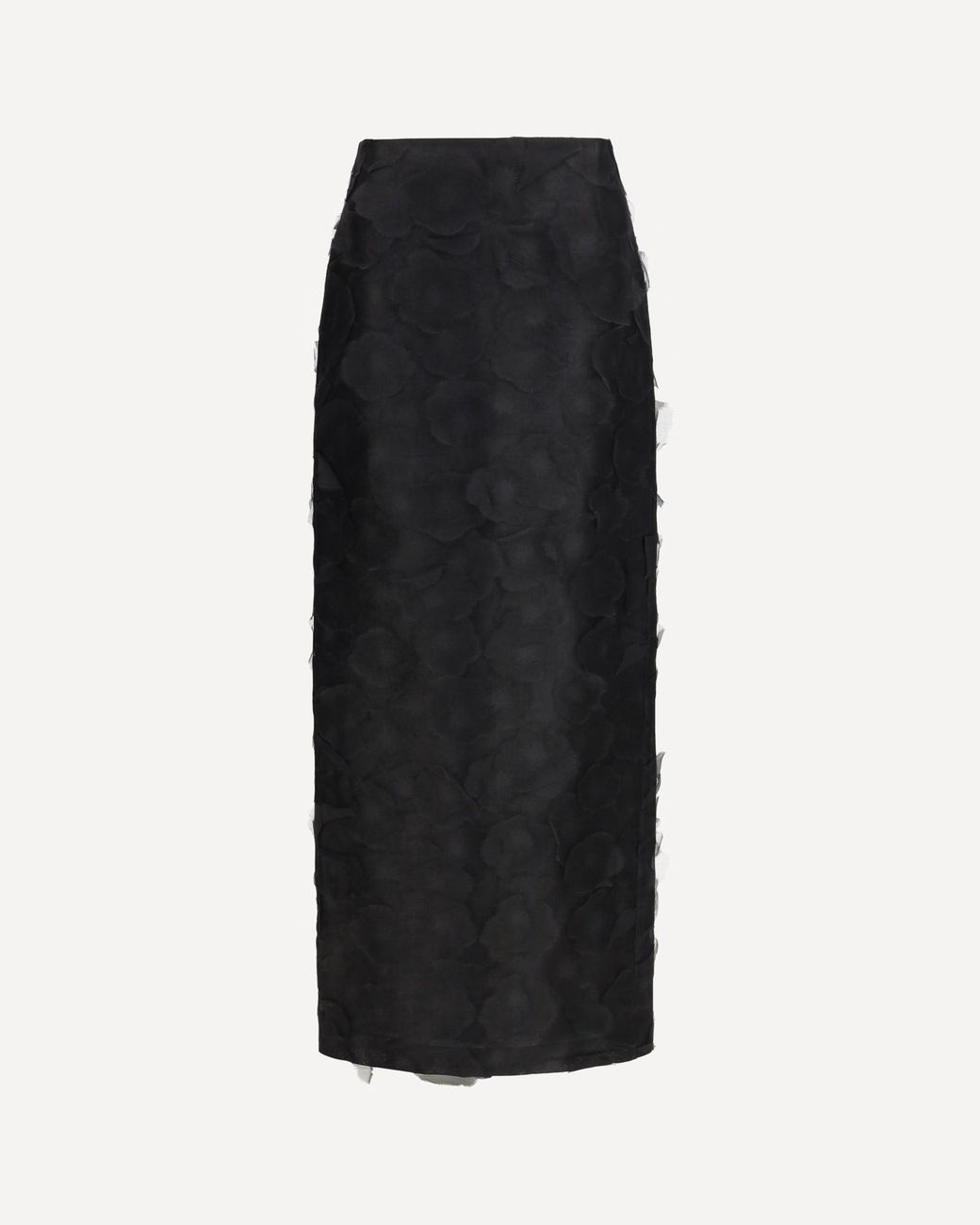 Max Mara Black Adepto Long Silk Skirt