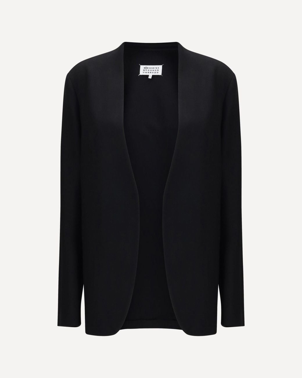 Margiela Black Minimal Virgin Wool Jacket