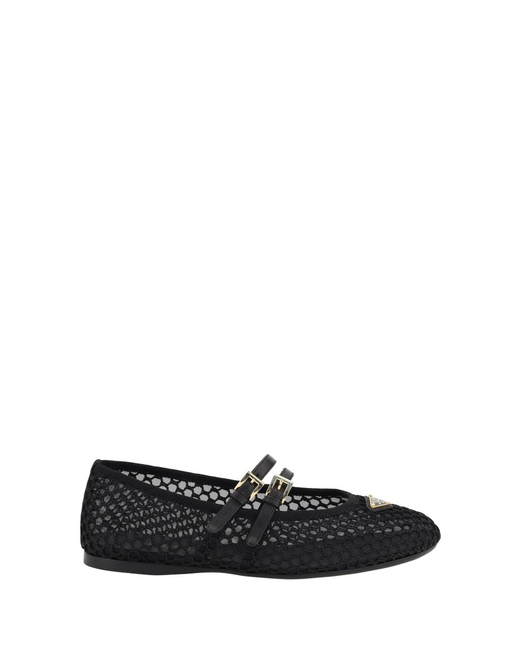 【PRADA】★送料・関税込★Ballerina mesh Flat Shoes Prada Mesh Fabric Ballerinas | Saks Fifth Avenue