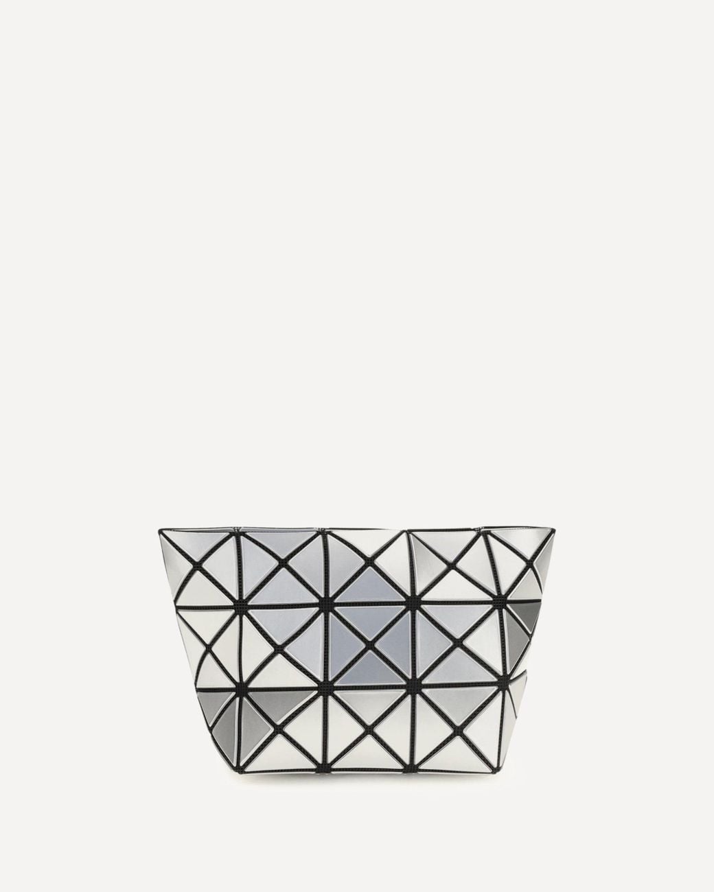 Issey Miyake White Prism Clutch
