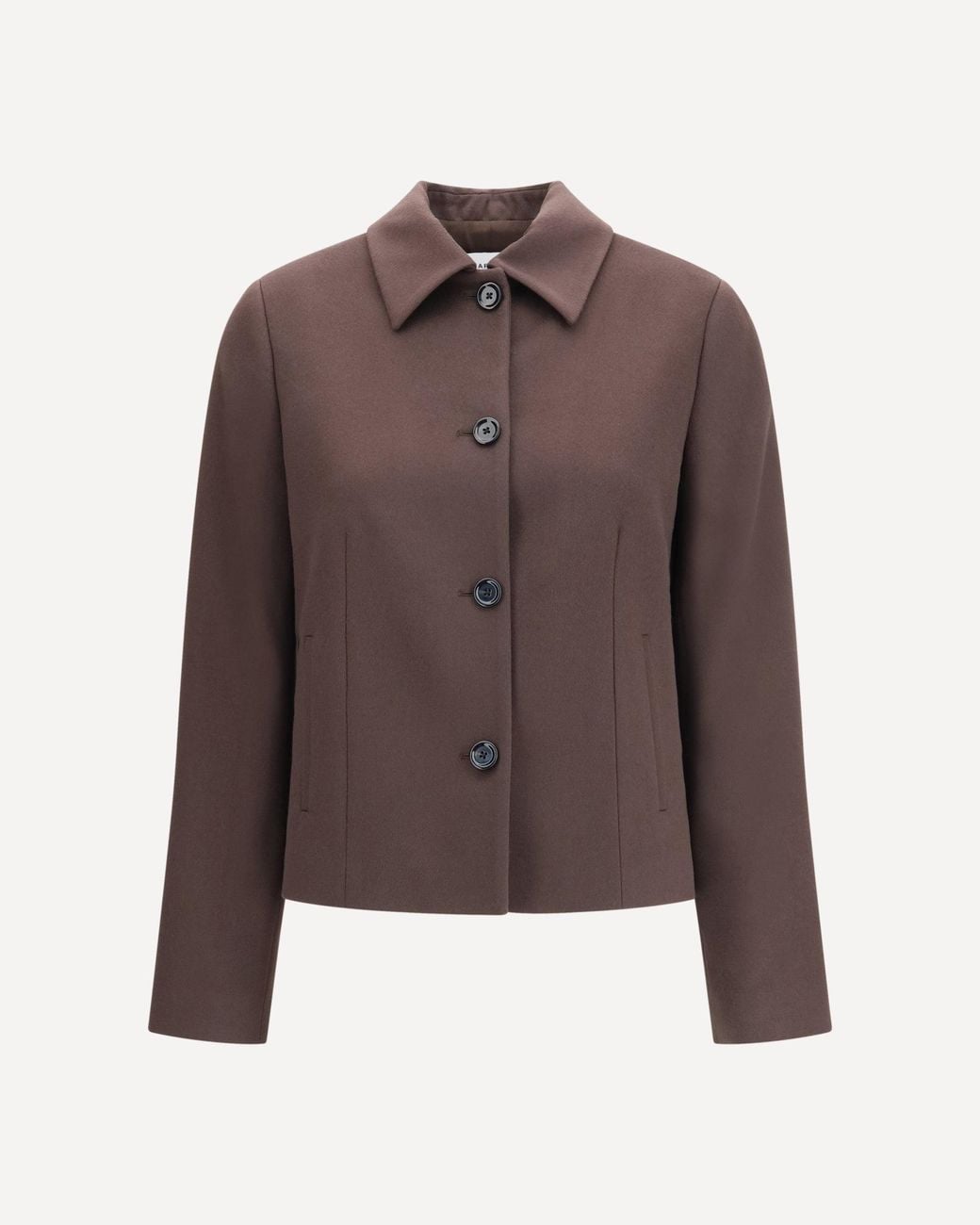 Lardini Brown Virgin Wool Jacket