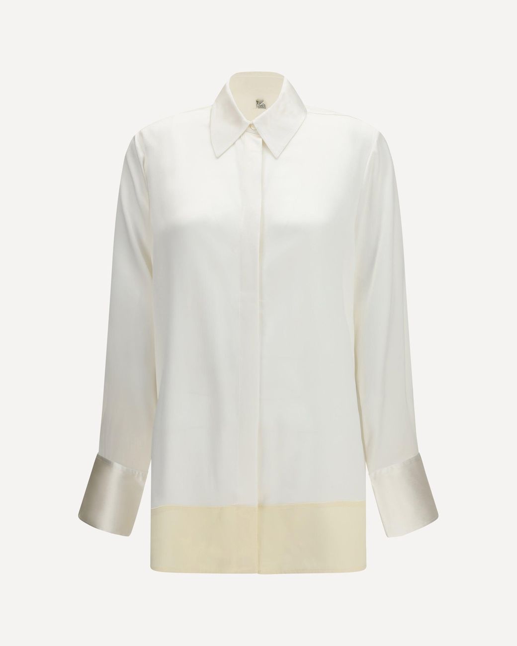 Totême White Soft Tuxedo Shirt