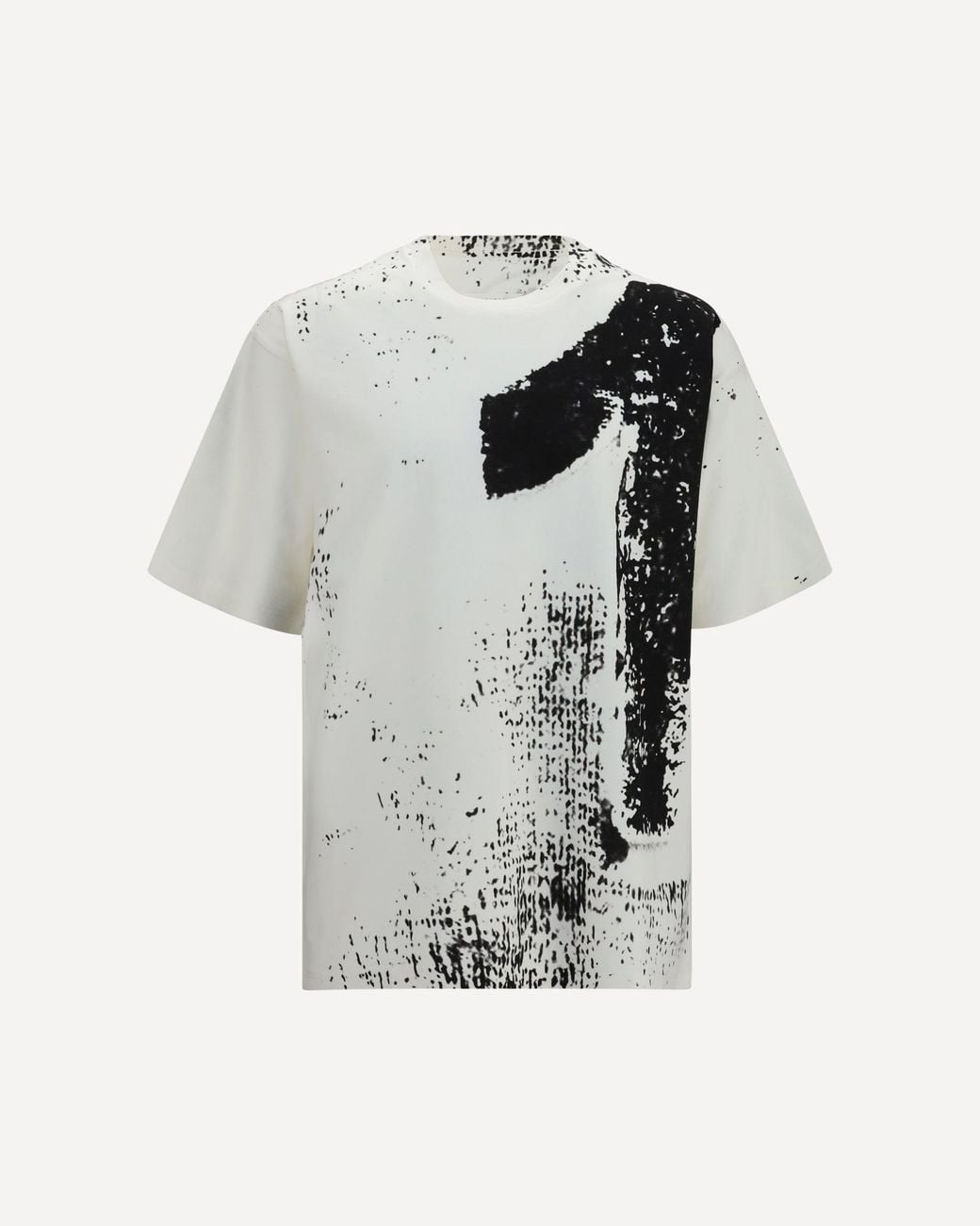Margiela White Number 10 Print Cotton T-Shirt