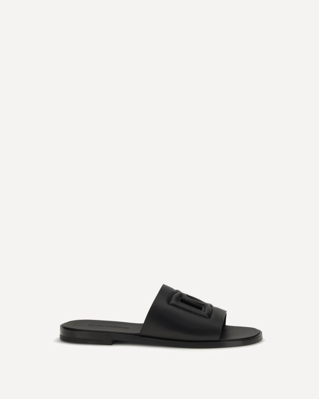 Dolce & Gabbana White Embossed Logo Sandals for men