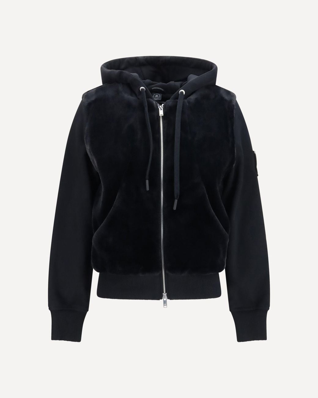 Moose Knuckles Blue Rosylyn Bunny Hoodie