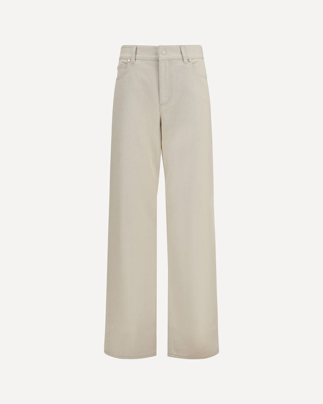 Fendi White Jeans Ff Reverse