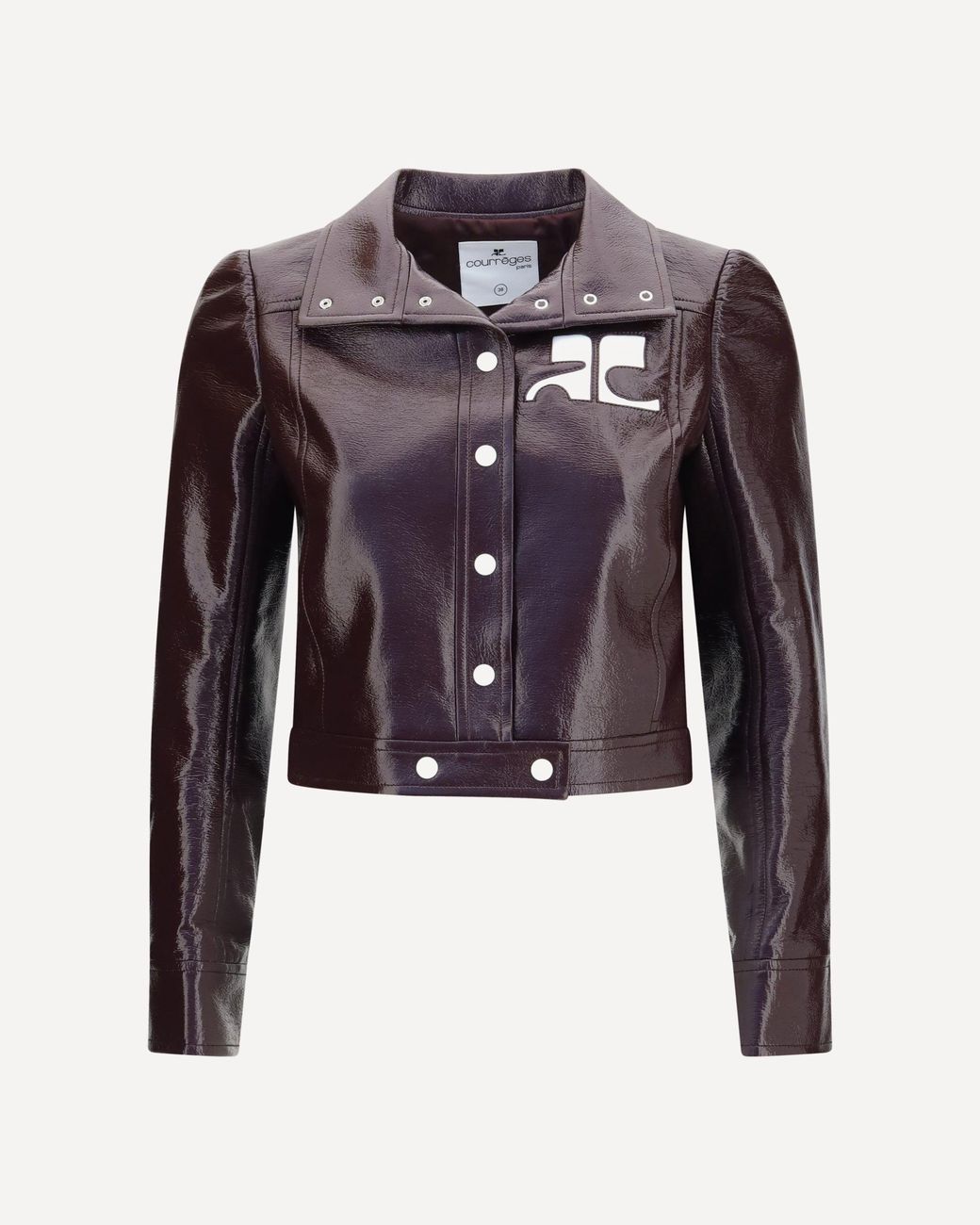 Courreges Blue Reedition Vinyl Jacket