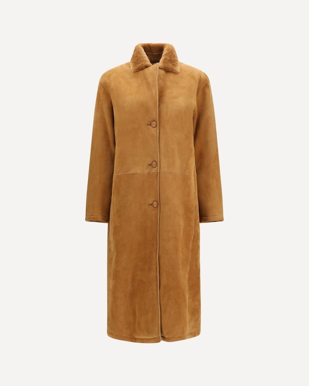 S.w.o.r.d 6.6.44 Natural Leather Shearling Coat