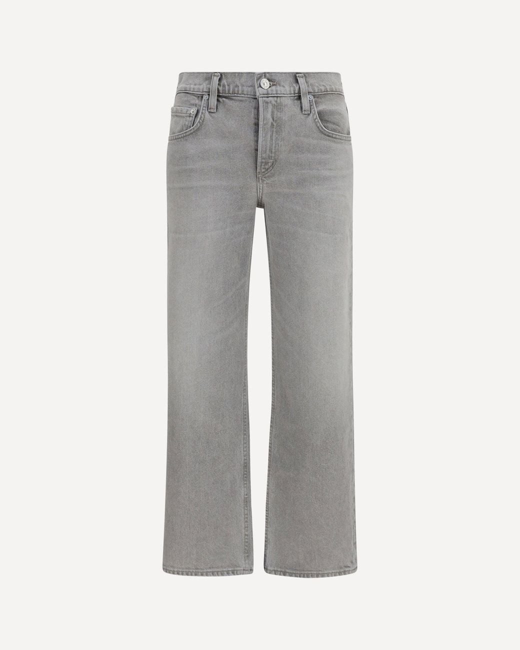 Citizens of Humanity Gray Vintage Straight-Leg Jeans