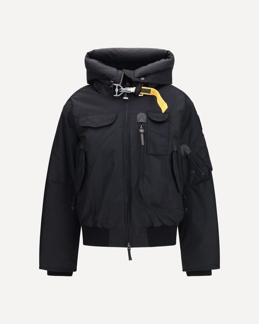Parajumpers Blue Black Polyamide Bomber