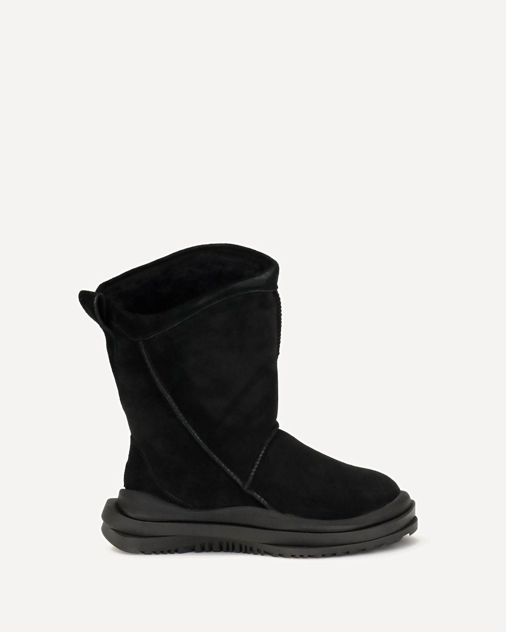 Ugg Black Classic Distort Suede Boots for men