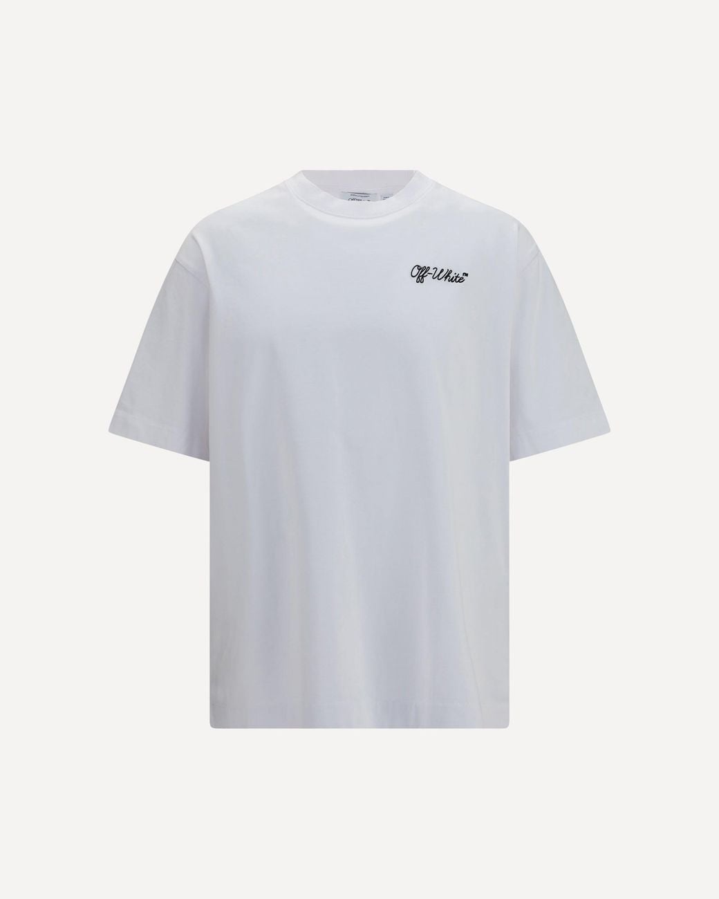 Off-White c/o Virgil Abloh Blue Script Logo Skate T-Shirt
