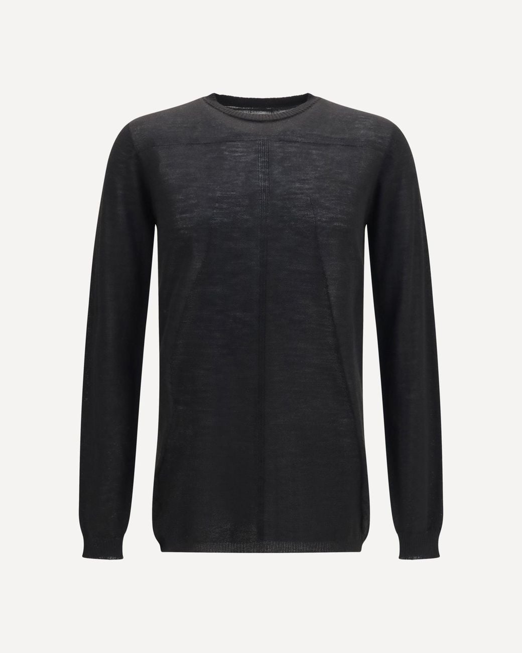 Rick Owens Black Biker Level Sweater for men