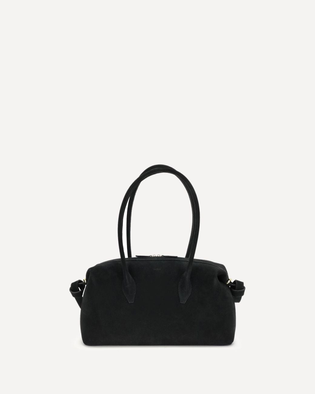Yuzefi Black Brioche Shoulder Duffle Bag