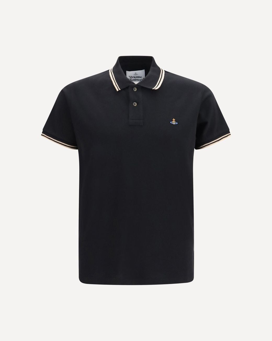 Vivienne Westwood Black Classic Polo Shirt for men