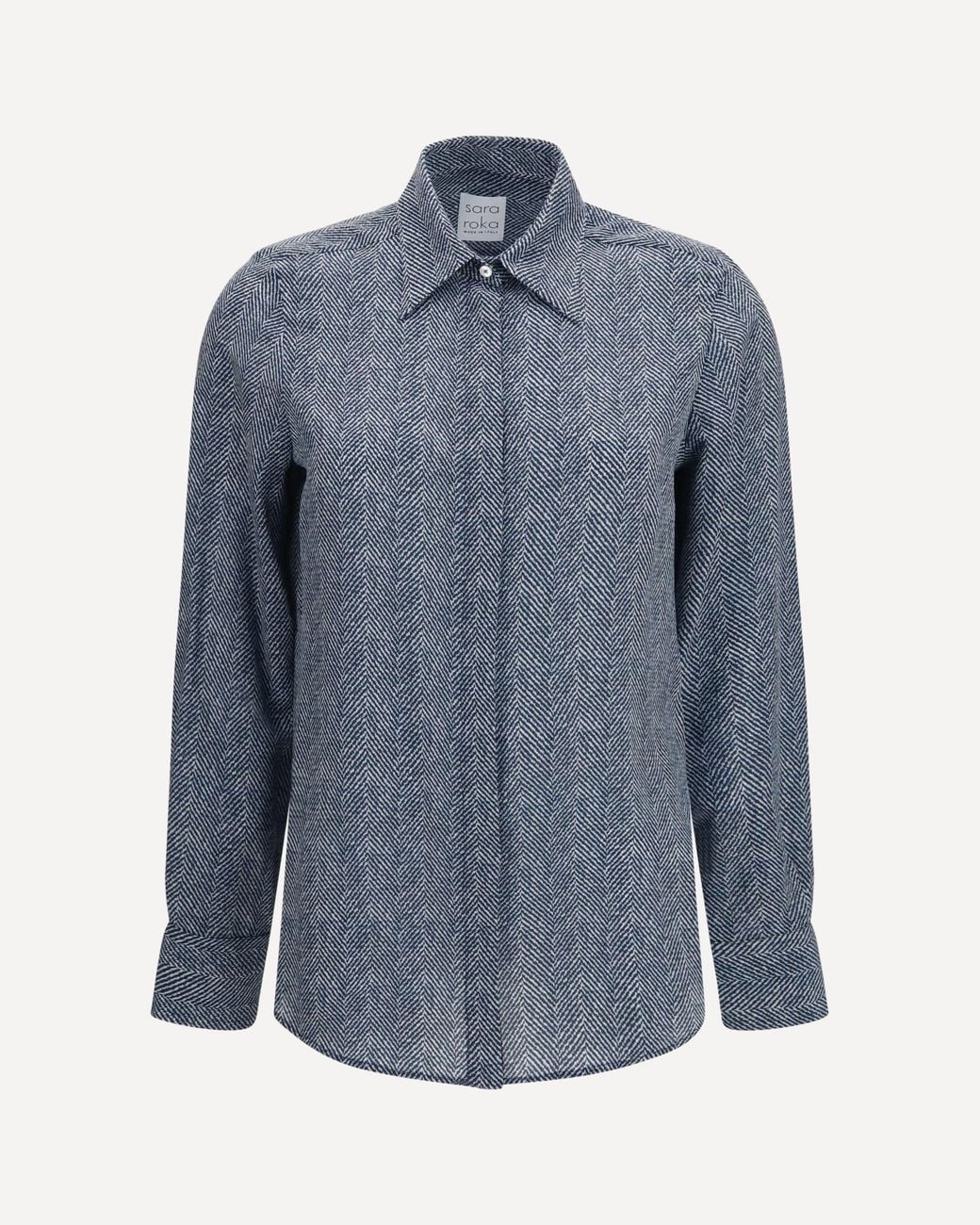 Sara Roka Blue Becka Shirt