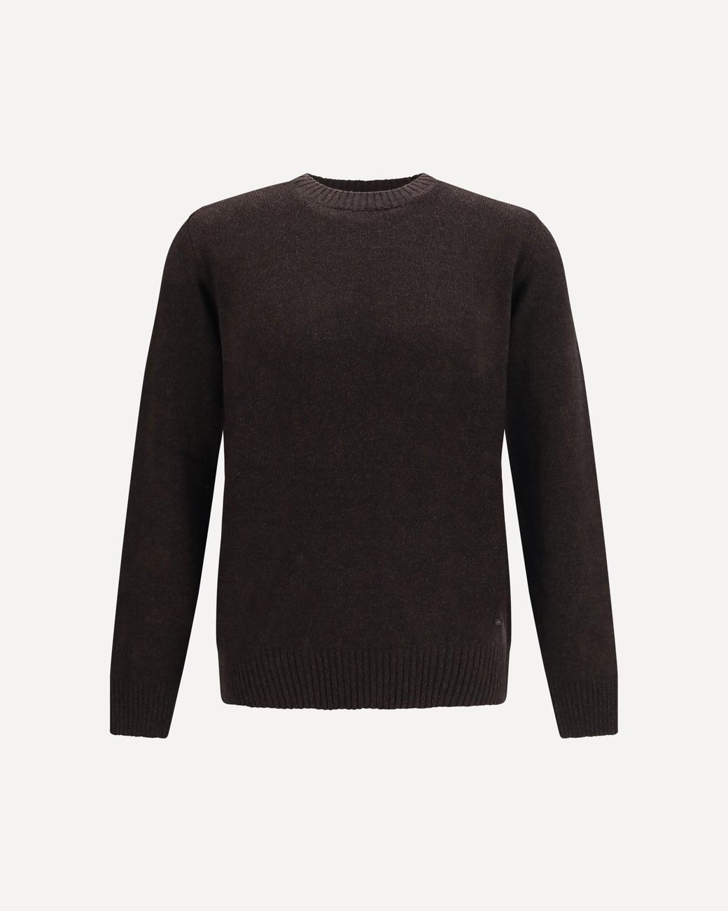 Brooksfield Black Crewneck Sweater for men
