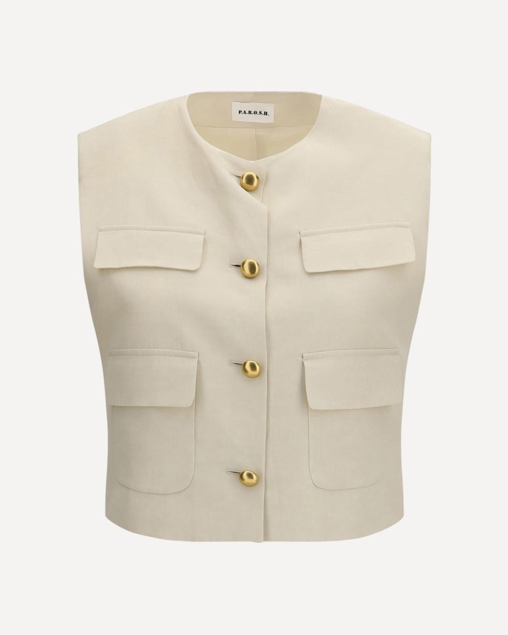 P.A.R.O.S.H. Natural P. A.R. O. H. Wool Gilet