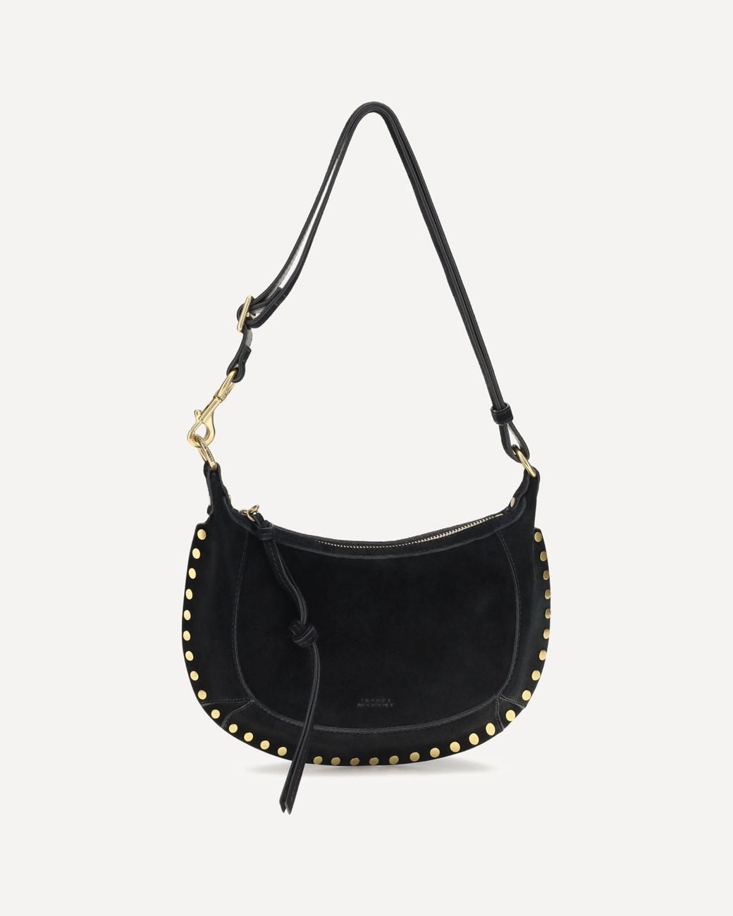 Isabel Marant Black Oskan Moon Shoulder Bag