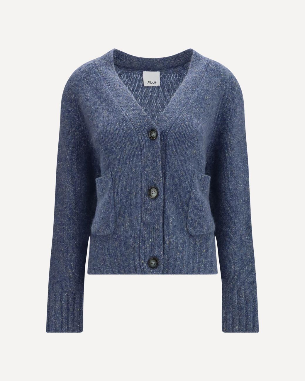 Allude Blue Cashmere V-Neck Cardigan
