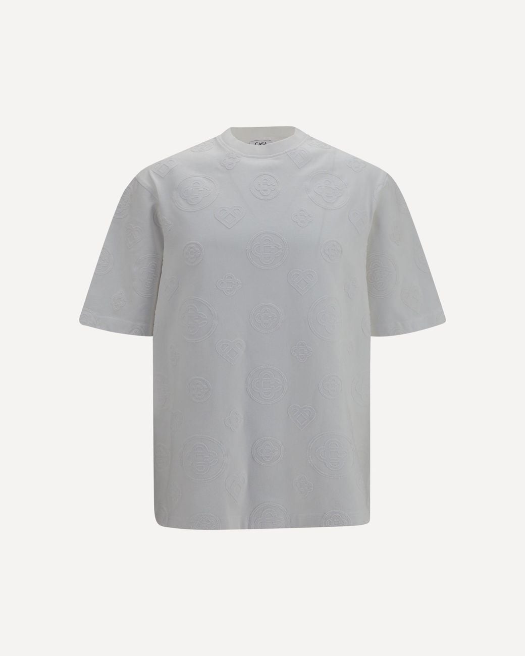 Casablanca Gray Oversized All-Over Monogram T-Shirt