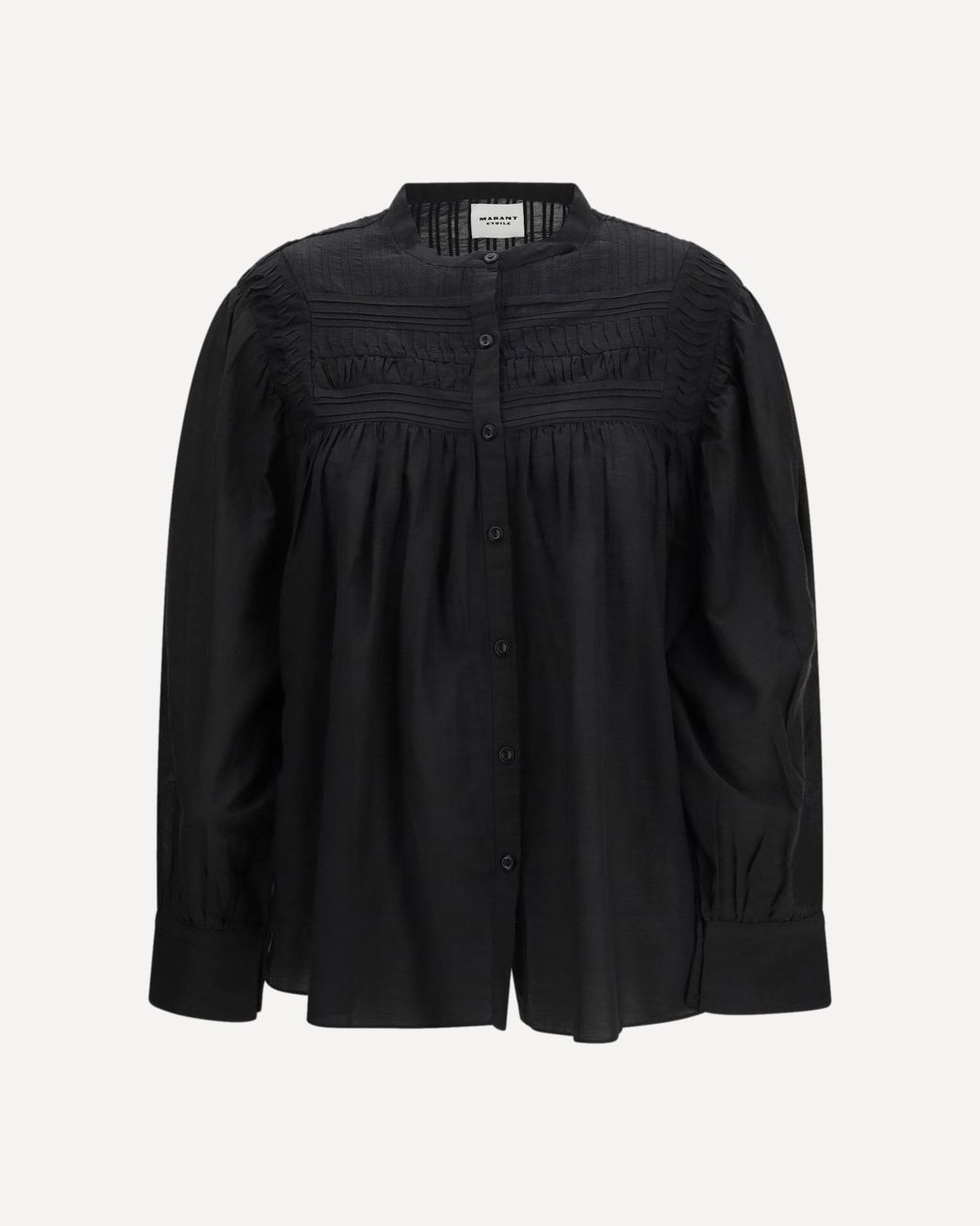Isabel Marant Black Plalia Cotton Shirt