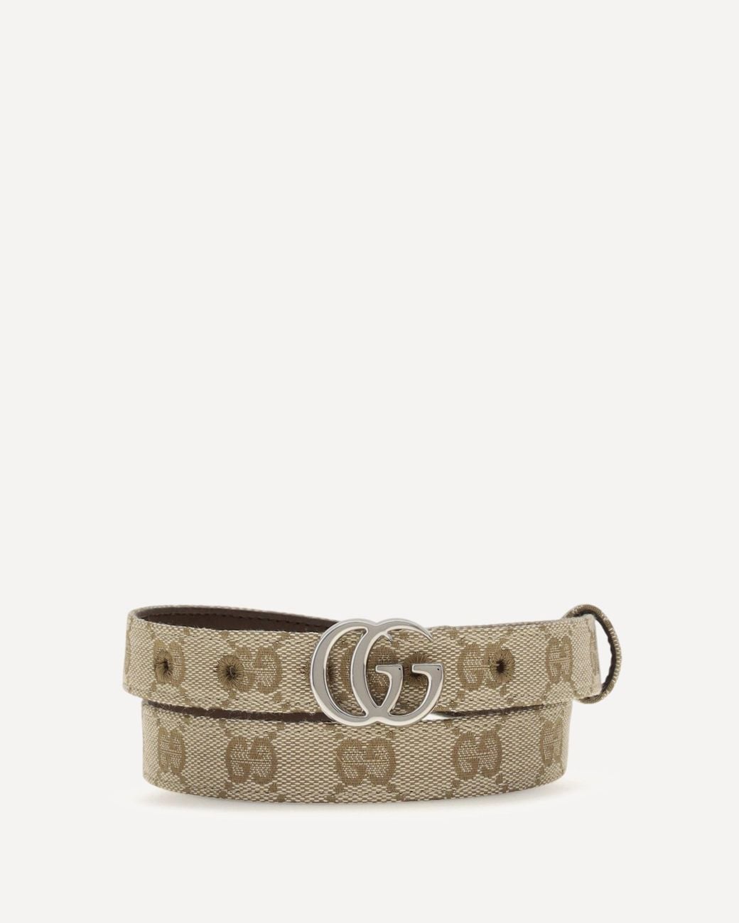 Gucci Natural Slim Gg Marmont Belt