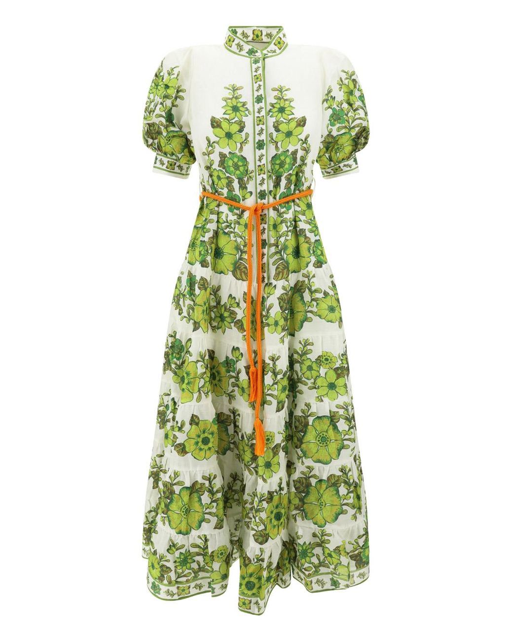 ALÉMAIS Midi Wallis Dress in Green | Lyst
