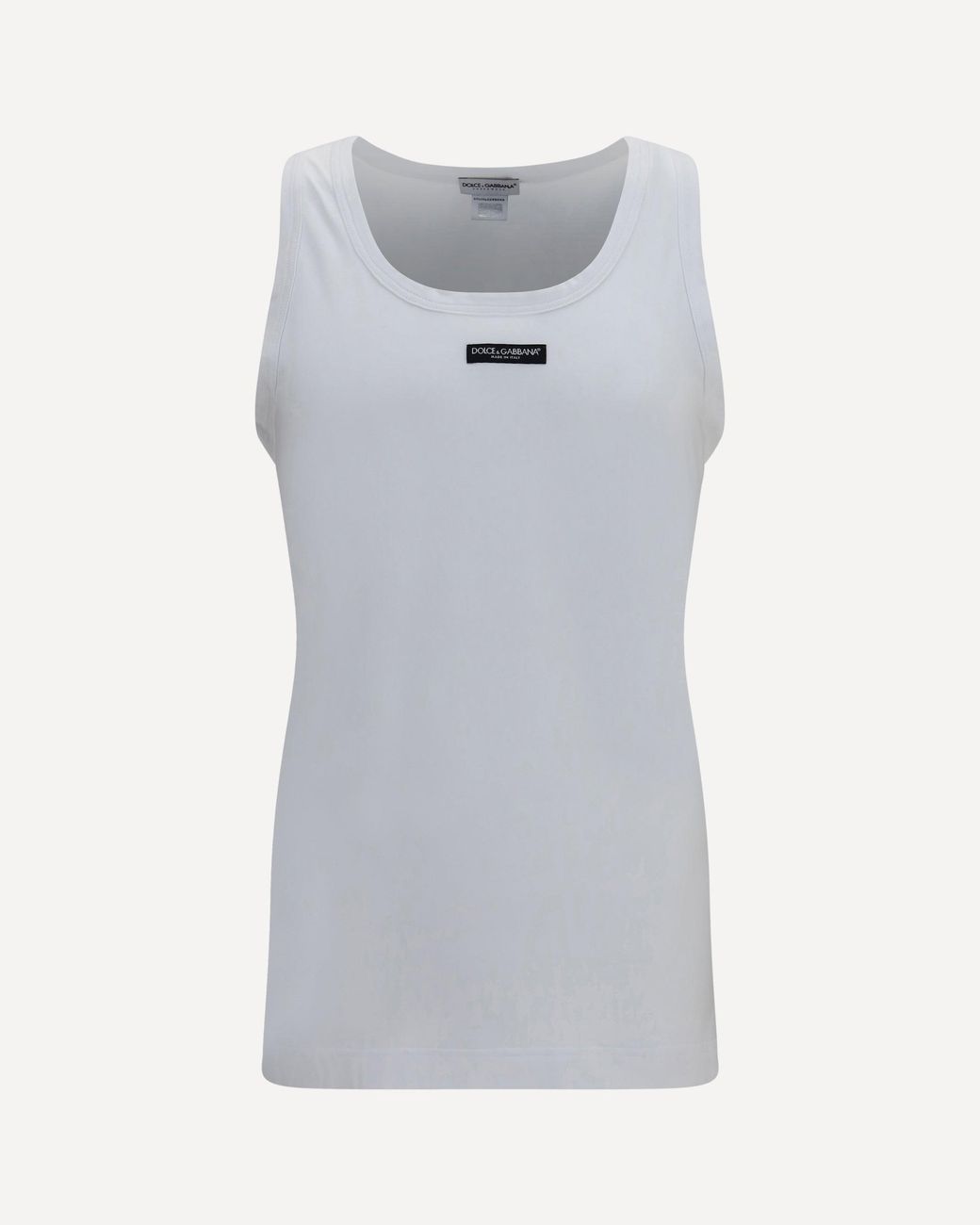 Dolce & Gabbana Gray Marcello Stretch-Cotton Tank Top for men